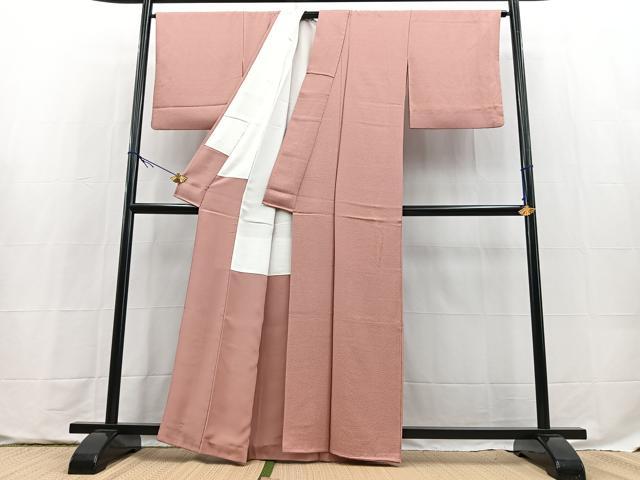平和屋着物■本草木染作家 圓啓 江戸小紋 鮫小紋柄 正絹 逸品 BAAX9764yc