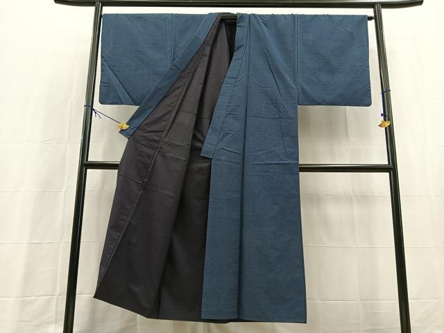 平和屋着物■男性 本場大島紬 80亀甲 総詰め 正絹 逸品 BAAX9784yc