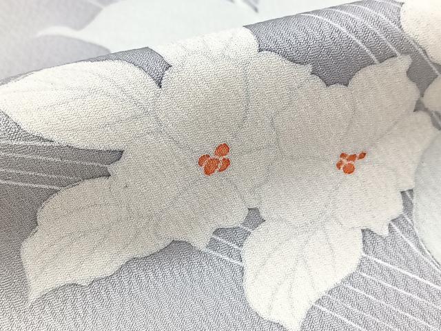 平和屋着物■訪問着 草花文 暈し染め 正絹 逸品 BAAX9838yc