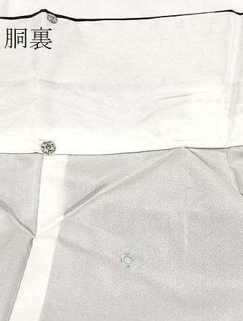 平和屋着物●上質な紬 舞蝶文 黒地 正絹 逸品 未使用 BAAX9888yc