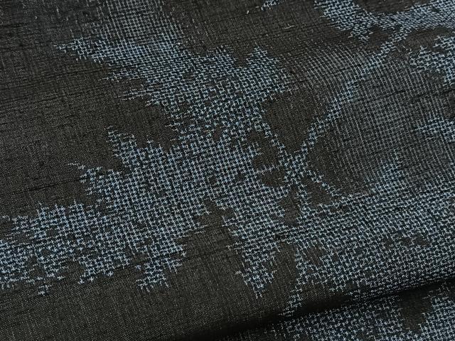 平和屋着物■上質な紬 草木文 正絹 逸品 BAAX9893yc