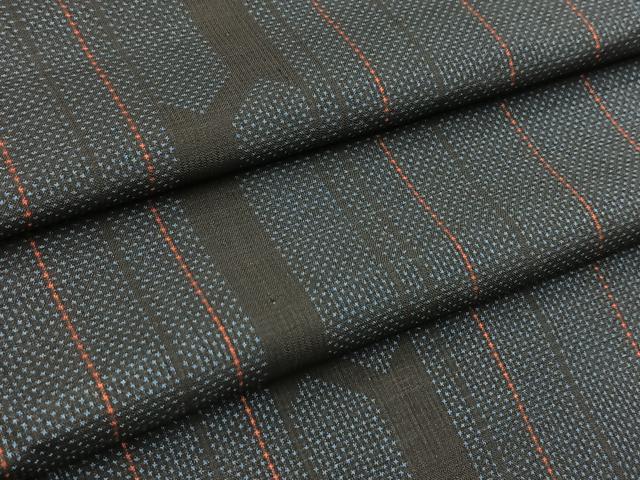 平和屋着物■本場大島紬 7マルキ 間道 正絹 逸品 BAAX9900yc