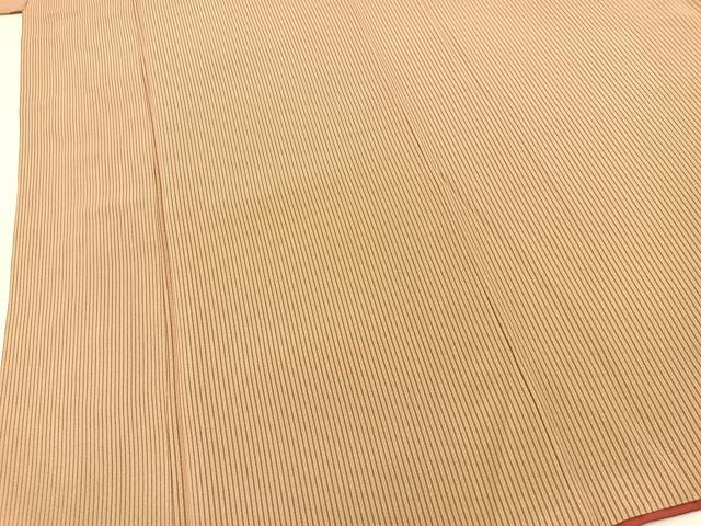 平和屋着物■寺山存男 江戸小紋 縞 正絹 逸品 BAAX9917yc