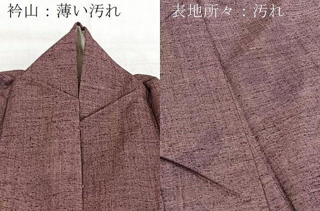 平和屋着物■上質な紬 霞文 正絹 逸品 BAAX9935yc