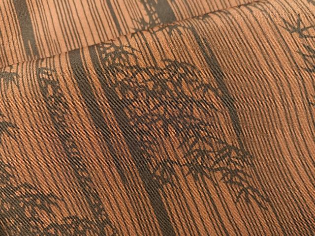 平和屋着物■上質な小紋 笹竹文 正絹 逸品 未使用 BAAY0027mz