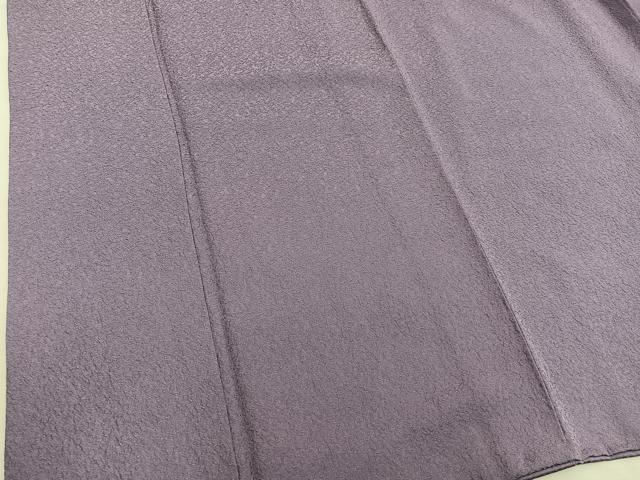 平和屋着物■上質な色無地 紋意匠 濃色 正絹 逸品 BAAY0062mz