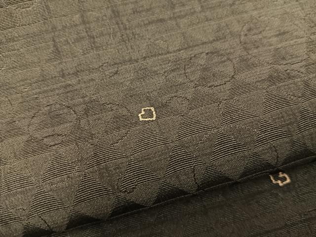 平和屋着物●上質な小紋 箔散らし文 正絹 逸品 BAAY0070mz