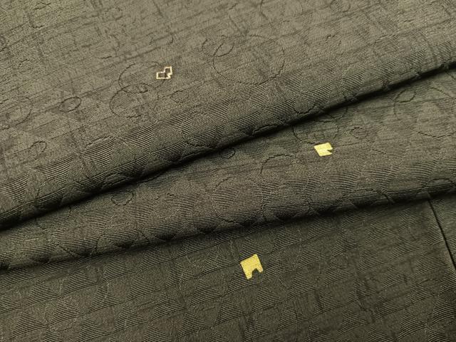 平和屋着物●上質な小紋 箔散らし文 正絹 逸品 BAAY0070mz
