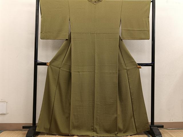 平和屋着物■江戸小紋 小花尽くし 正絹 逸品 BAAY0088mz
