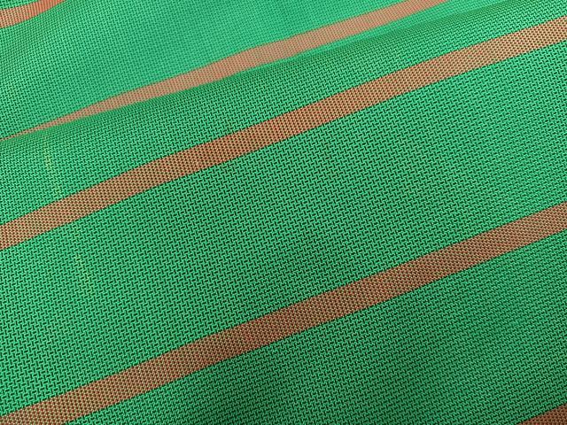 平和屋着物■本場縞大島紬 横段文 正絹 逸品 BAAY0112mz