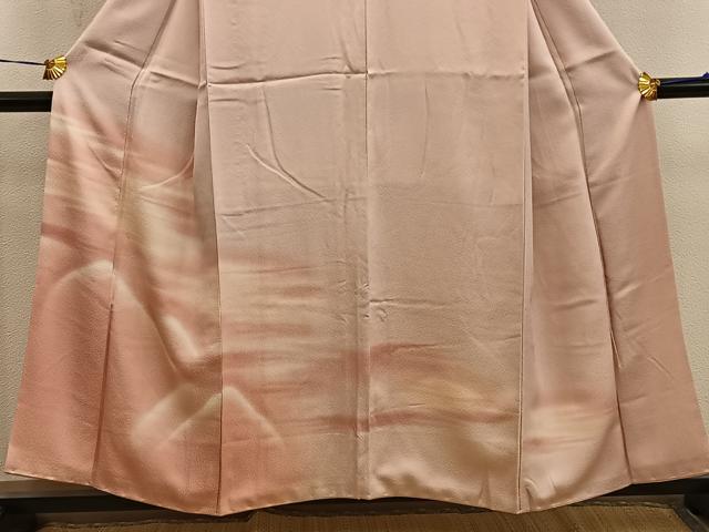 平和屋着物■訪問着 霞文 暈し染め 正絹 逸品 BAAY0113mz