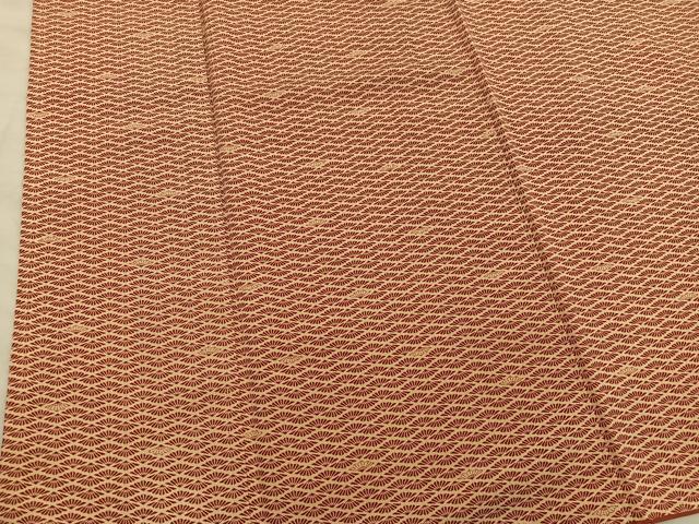 平和屋着物■上質な小紋 檜扇 正絹 逸品 BAAY0128mz