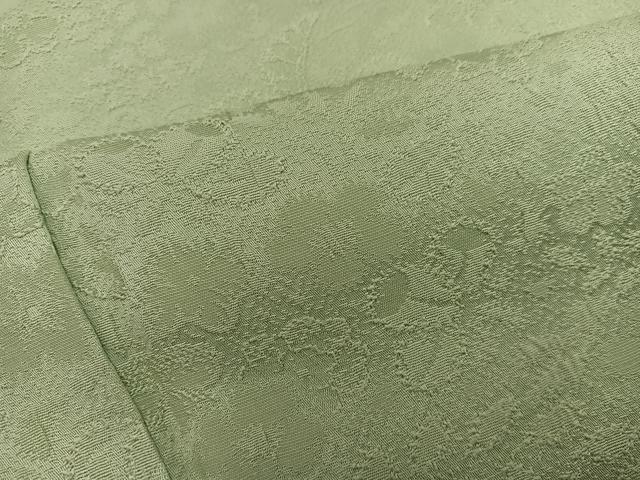 平和屋着物●上質な色無地 草花地紋 木蘭色 正絹 逸品 BAAY0180mz