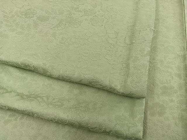 平和屋着物●上質な色無地 草花地紋 木蘭色 正絹 逸品 BAAY0180mz