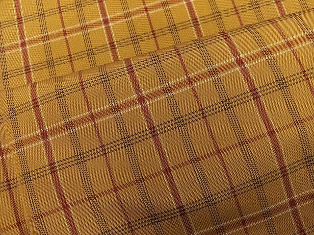 平和屋着物■本場縞大島紬 格子柄 正絹 逸品 BAAY0265mz