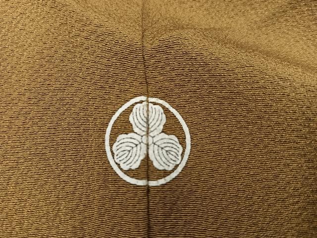 平和屋着物●上質な色無地 桑茶色 正絹 逸品 BAAY0295mz