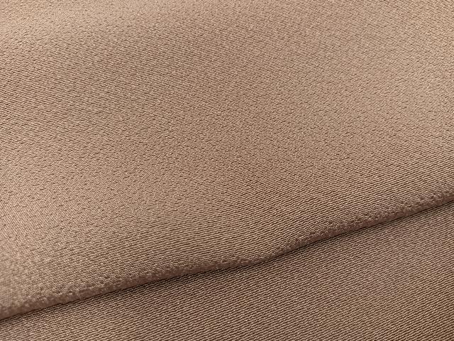 平和屋着物●上質な色無地 宍色 正絹 逸品 BAAY0303mz