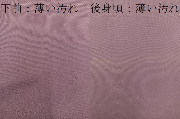 平和屋着物■上質な色無地 草花地紋 煤竹色 正絹 逸品 BAAY0327mz