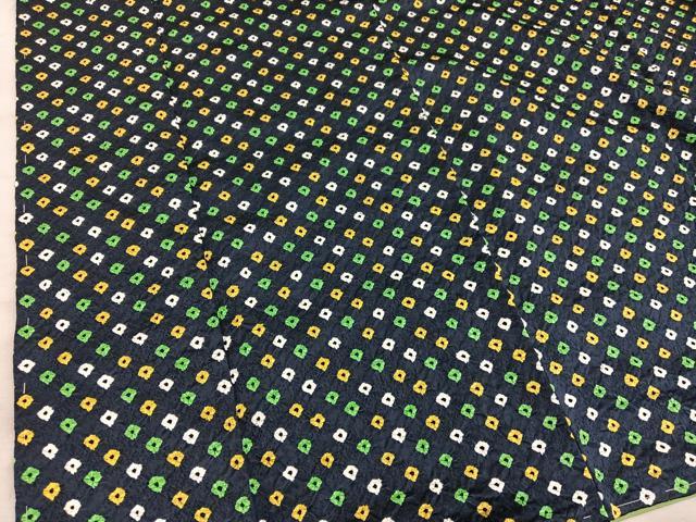 平和屋着物■上質な小紋 総絞り 正絹 逸品 未使用 BAAY0369mz
