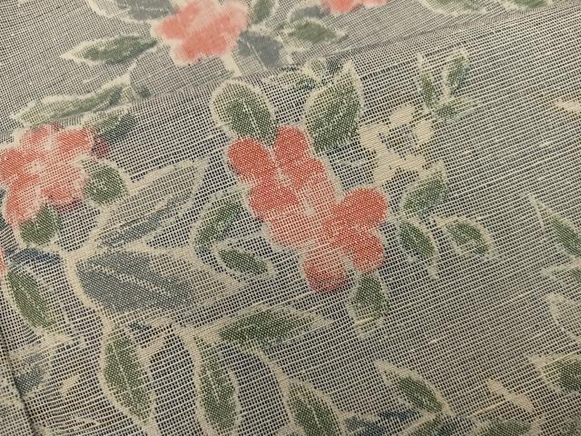 平和屋着物■上質な紬 梅花文 正絹 逸品 BAAY0382mz