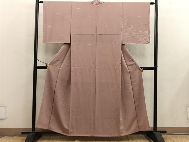 平和屋着物■訪問着 霞文 銀彩 正絹 逸品 BAAY0383mz