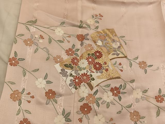 平和屋着物■訪問着 冊子菊花文 金彩 正絹 逸品 BAAY0385mz