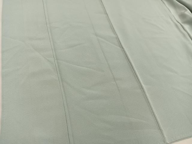 平和屋着物■上質な色無地 鶸茶色 正絹 逸品 BAAY0390mz