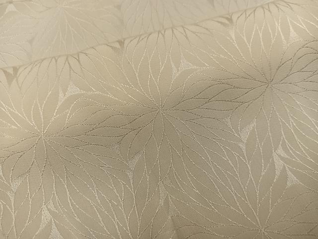 平和屋着物■長襦袢 無双仕立て 草花地紋 白色 正絹 逸品 BAAY0397mz