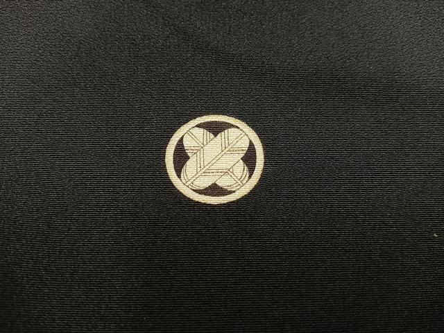 平和屋着物■豪華黒留袖 刺繍 寿字文様 暈し染め 金銀糸 正絹 逸品 BAAY0431mz