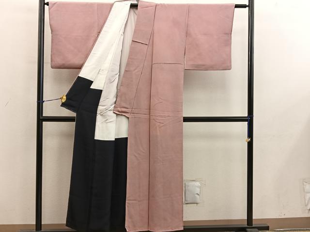平和屋着物■上質な小紋 霞文 暈し染め 正絹 逸品 BAAY0432mz