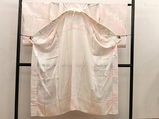 平和屋着物■長襦袢 無双仕立て 流水地紋 暈し染め やまと誂製 半衿刺繍 正絹 逸品 BAAY0436mz