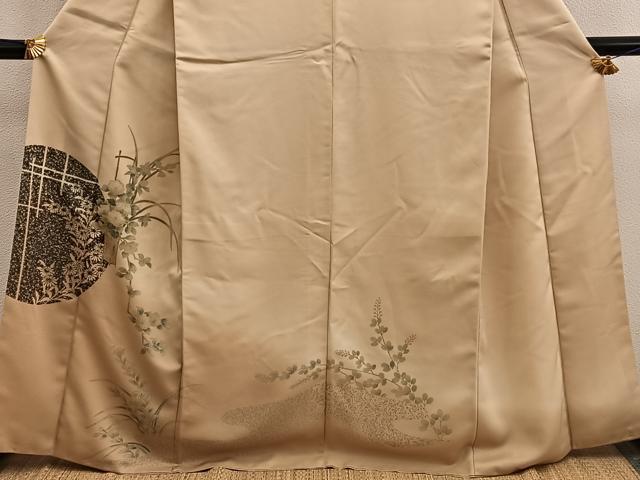平和屋着物■訪問着 飾花文 正絹 逸品 BAAY0470mz