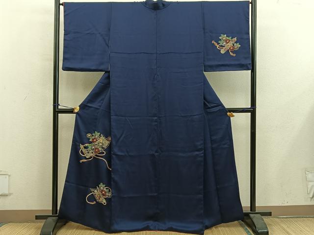 平和屋着物■訪問着 総刺繍 相良刺繍 花絵巻 正絹 逸品 BAAY0479mz