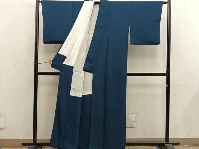 平和屋着物■上質な色無地 百入茶色 正絹 逸品 BAAY0500mz