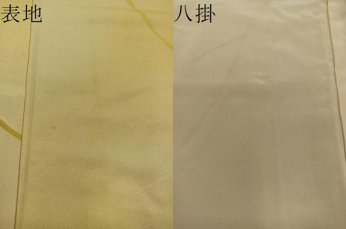 平和屋着物●上質な小紋 枝葉文 地紋起こし 暈し染め 正絹 逸品 BAAY0502mz