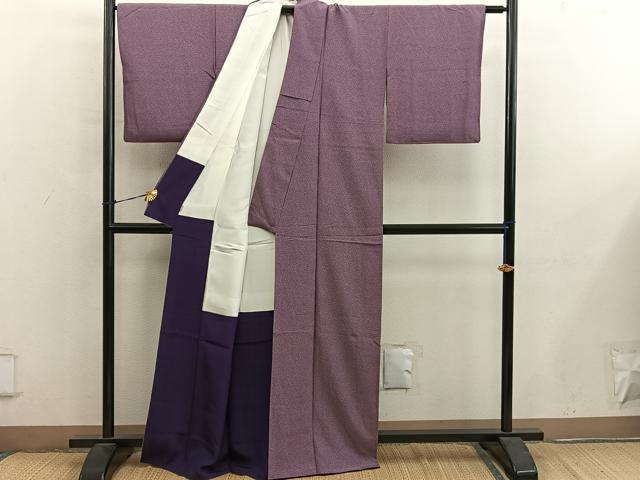 平和屋着物■江戸小紋 吉祥柄 正絹 逸品 BAAY0520mz