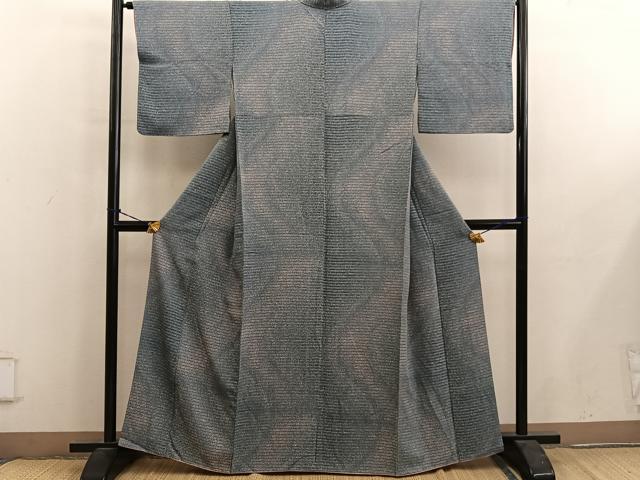 平和屋着物■上質な小紋 霞文 さが美扱い 正絹 逸品 BAAY0547mz