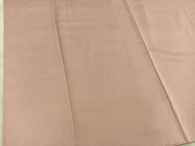 平和屋着物■上質な色無地 宍色 正絹 逸品 BAAY0648mz
