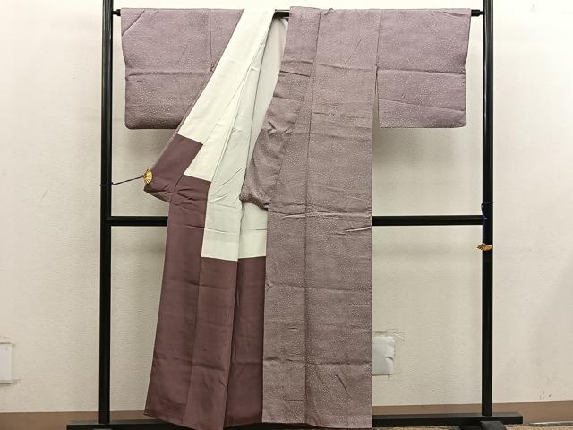 平和屋着物■江戸小紋 正絹 箔散らし 逸品 BAAY0668mz