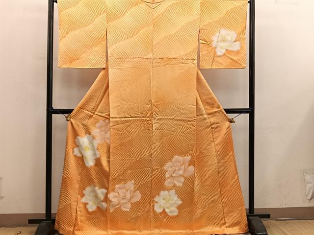 平和屋着物■訪問着 牡丹 正絹 逸品 BAAY0756mz
