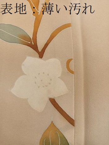 平和屋着物■上質な小紋 枝花文 正絹 逸品 BAAY0780mz