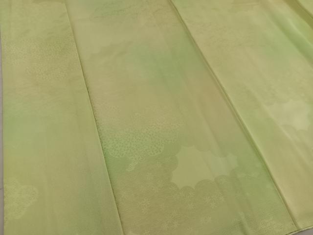 平和屋着物■上質な小紋 雲重ね花地紋 暈し染め 正絹 逸品 BAAY0801mz