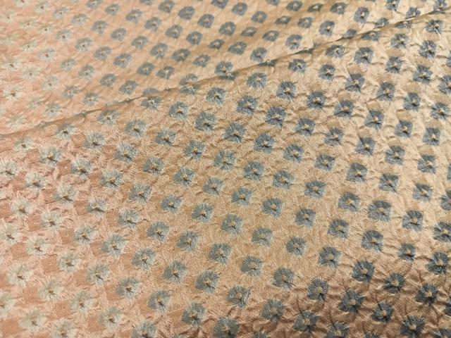 平和屋着物■上質な小紋 総絞り 正絹 逸品 BAAY0803mz