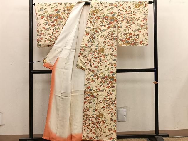 平和屋着物■上質な小紋 梅花文 正絹 逸品 BAAY0822mz
