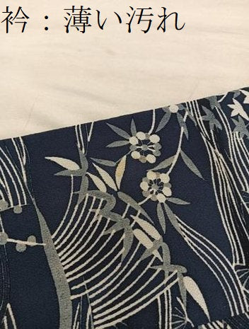 平和屋着物■上質な小紋 流水花文 正絹 逸品 BAAY0825mz