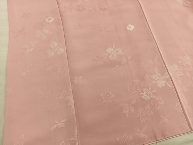 平和屋着物■上質な小紋 草花文 正絹 逸品 BAAY0836mz