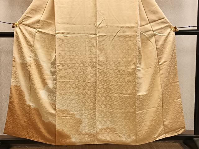平和屋着物■色留訪問着 万寿菊地紋 暈し染め 正絹 逸品 BAAY0850mz