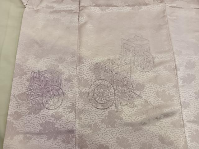 平和屋着物■訪問着 刺繍 御所車花地紋 暈し染め 正絹 逸品 BAAY0878mz