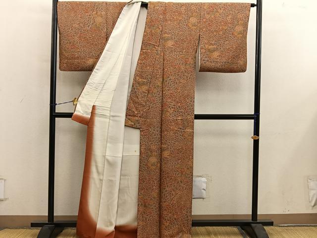 平和屋着物■上質な小紋 辻が花 正絹 逸品 BAAY0879mz