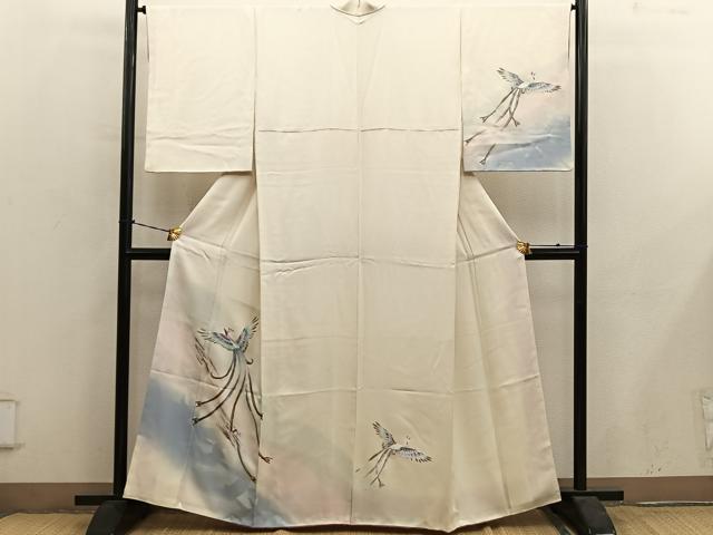 平和屋着物■訪問着 鳳凰 暈し染め 正絹 逸品 BAAY0891mz